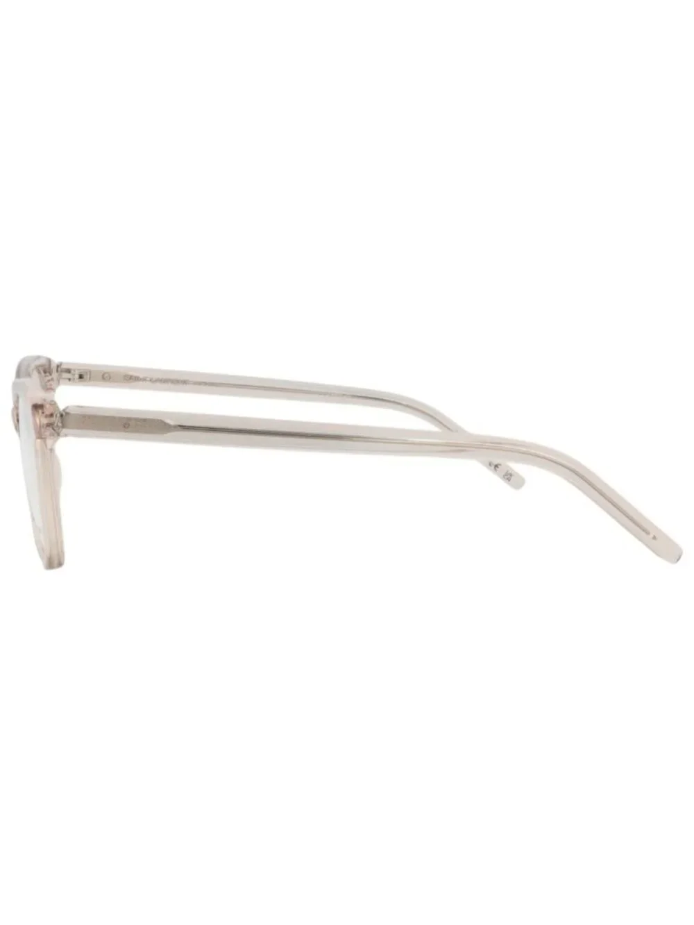 New Saint Laurent Women's Eyeglasses Cat Eye Recycled Acetate Frame Nude Nude